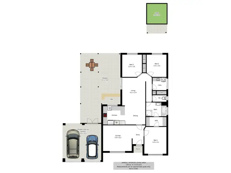 Floorplan of Homely house listing, 9 Mashie Way, Wodonga VIC 3690
