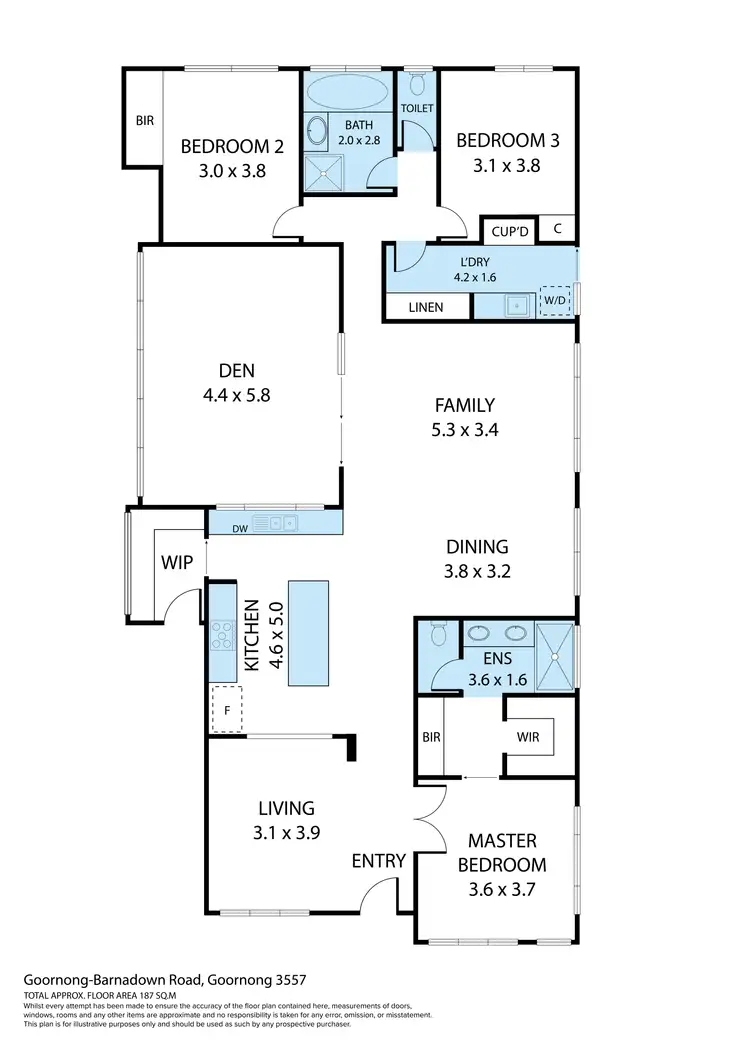 Floorplan of Homely house listing, 1 Goornong-Barnadown Road, Goornong VIC 3557