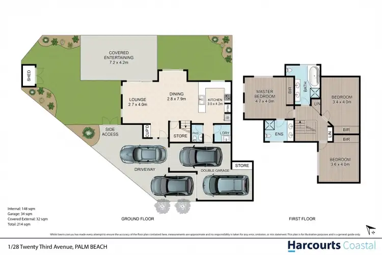 Floorplan of Homely house listing, 1/28 Twenty Third Avenue, Palm Beach QLD 4221