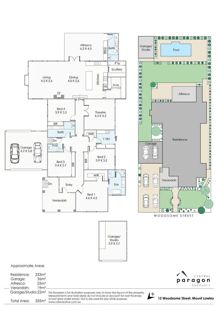 Floorplan of Homely house listing, 12 Woodsome Street, Mount Lawley WA 6050