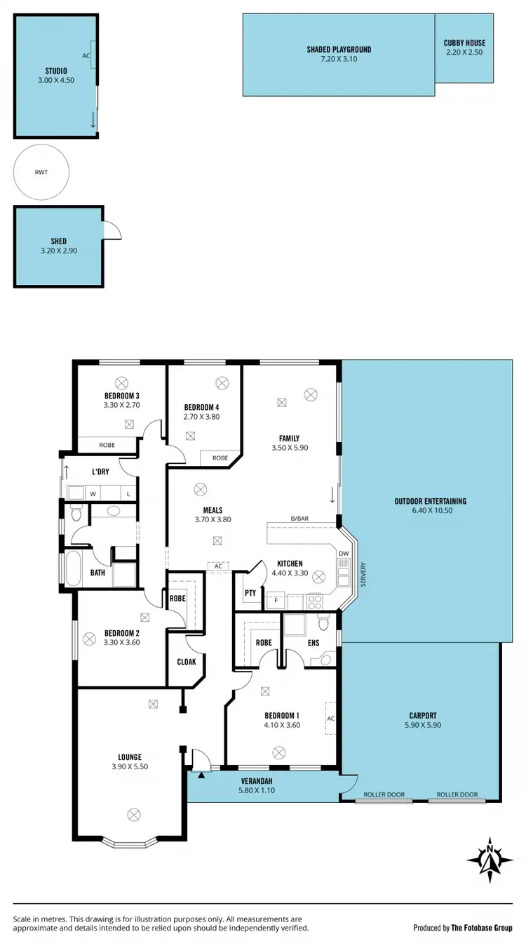 Floorplan of Homely house listing, 4 Tintara Walk, Noarlunga Downs SA 5168