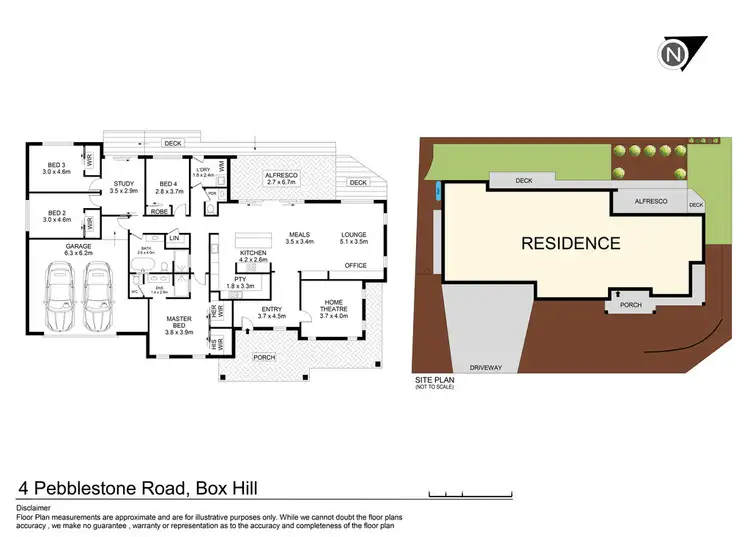 Floorplan of Homely house listing, 4 Pebblestone Road, Box Hill NSW 2765