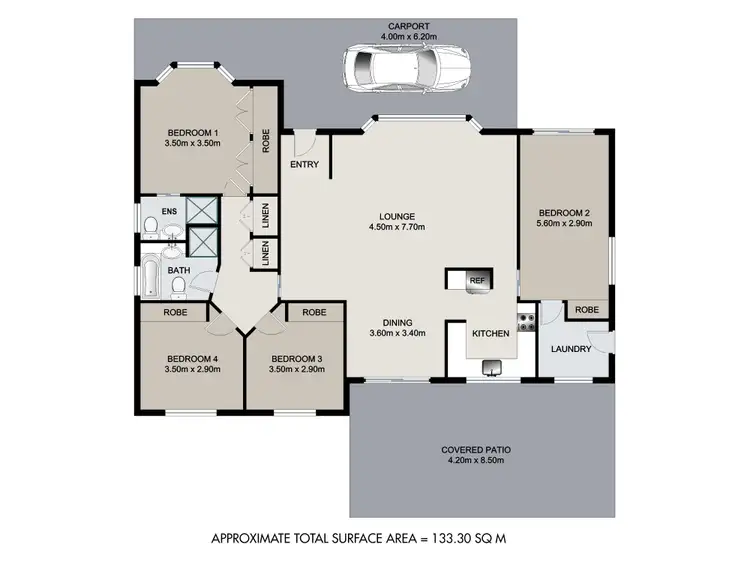 Floorplan of Homely house listing, 20 Emerald Street, Alexandra Hills QLD 4161