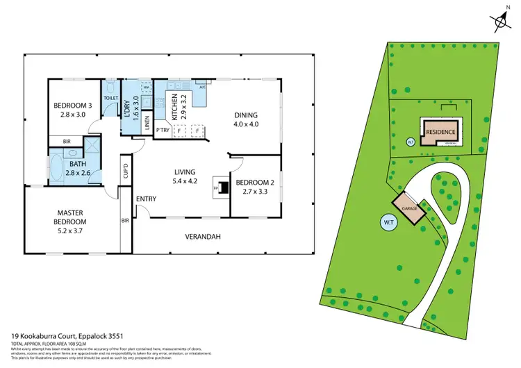 Floorplan of Homely house listing, 19 Kookaburra Court, Eppalock VIC 3551