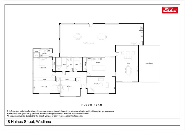 Floorplan of Homely house listing, 18 Haines Street, Wudinna SA 5652