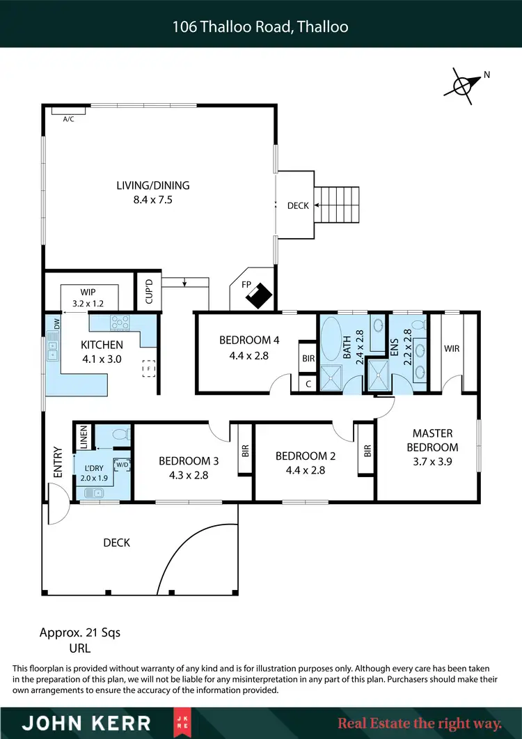 Floorplan of Homely house listing, 106 Thalloo Road, Thalloo VIC 3825