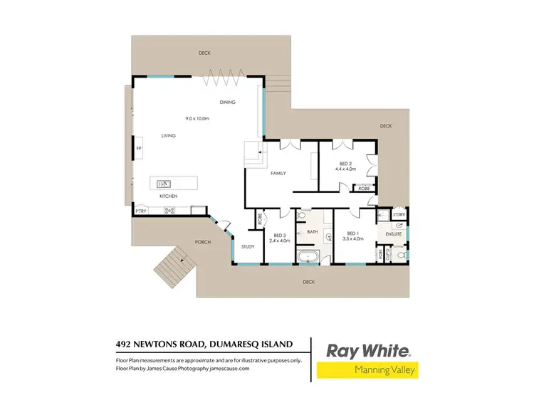 Floorplan of Homely rural property listing, 492 Newtons Road, Dumaresq Island NSW 2430