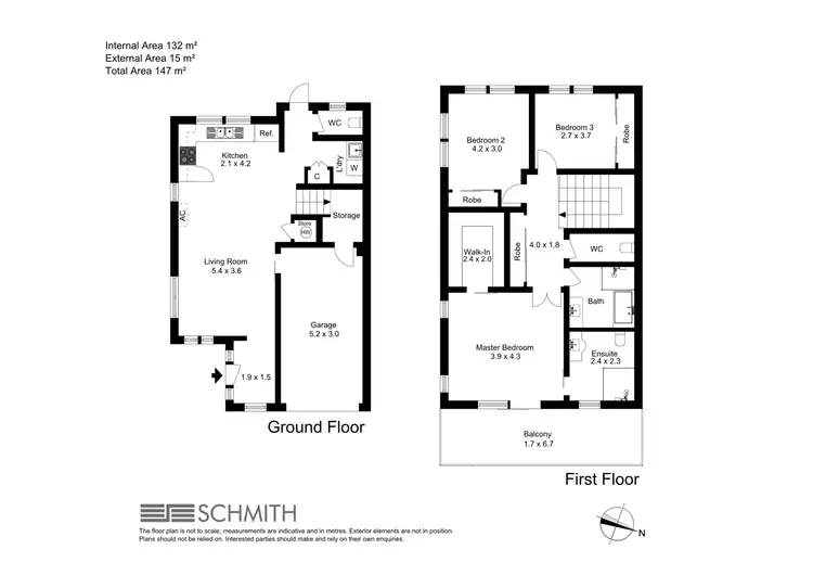 Floorplan of Homely townhouse listing, 1/5 Margaret Street, Tweed Heads NSW 2485