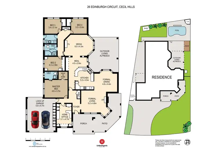 Floorplan of Homely house listing, 26 Edinburgh Circuit, Cecil Hills NSW 2171