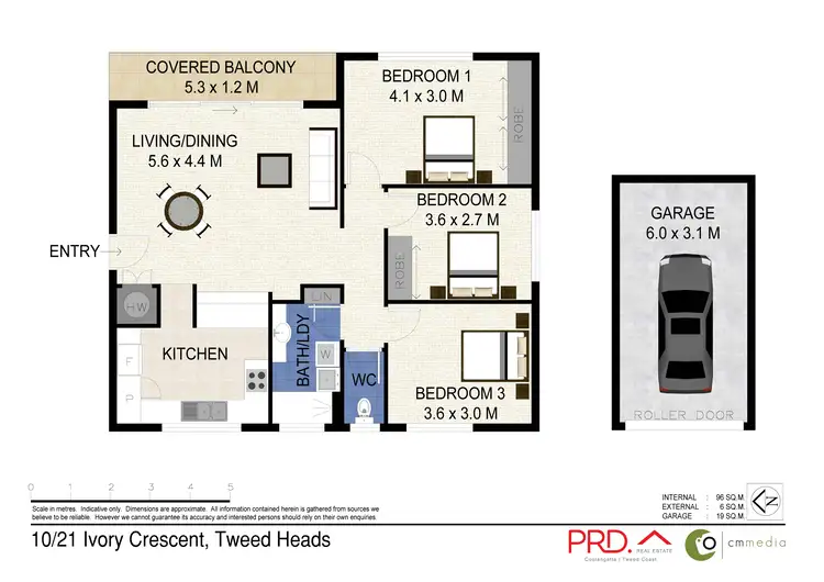 Floorplan of Homely unit listing, 10/21 Ivory Crescent, Tweed Heads NSW 2485