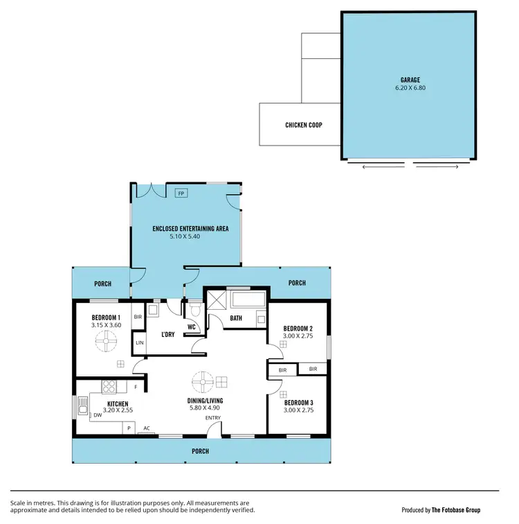 Floorplan of Homely house listing, 6 Bristol Street, Aldinga Beach SA 5173