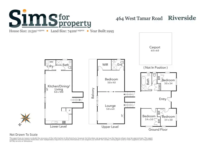 Floorplan of Homely house listing, 464 West Tamar Road, Riverside TAS 7250