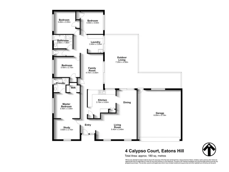 Floorplan of Homely house listing, 4 Calypso Court, Eatons Hill QLD 4037