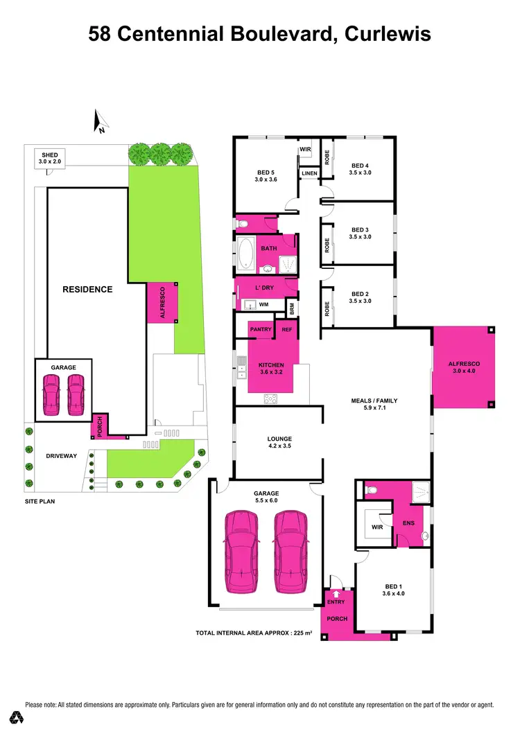 Floorplan of Homely house listing, 58 Centennial Boulevard, Curlewis VIC 3222