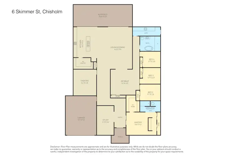 Floorplan of Homely house listing, 6 Skimmer Street, Chisholm NSW 2322