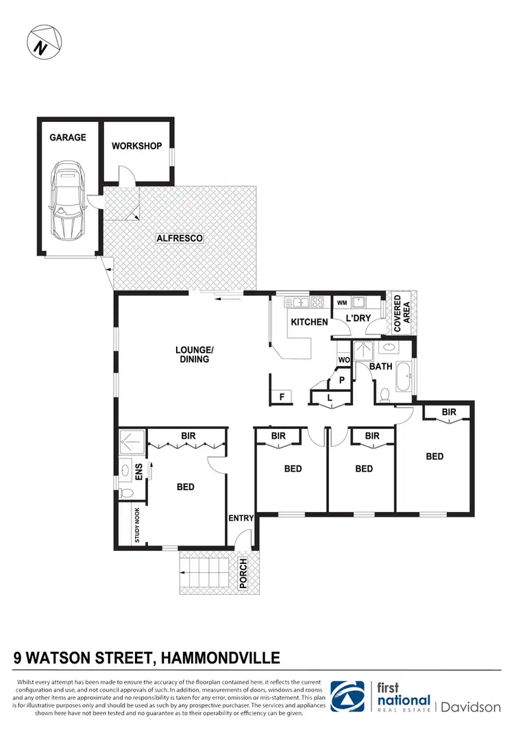 Floorplan of Homely house listing, 9 Watson Street, Hammondville NSW 2170