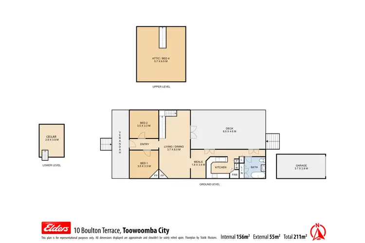 Floorplan of Homely house listing, 10 Boulton Terrace, Toowoomba City QLD 4350