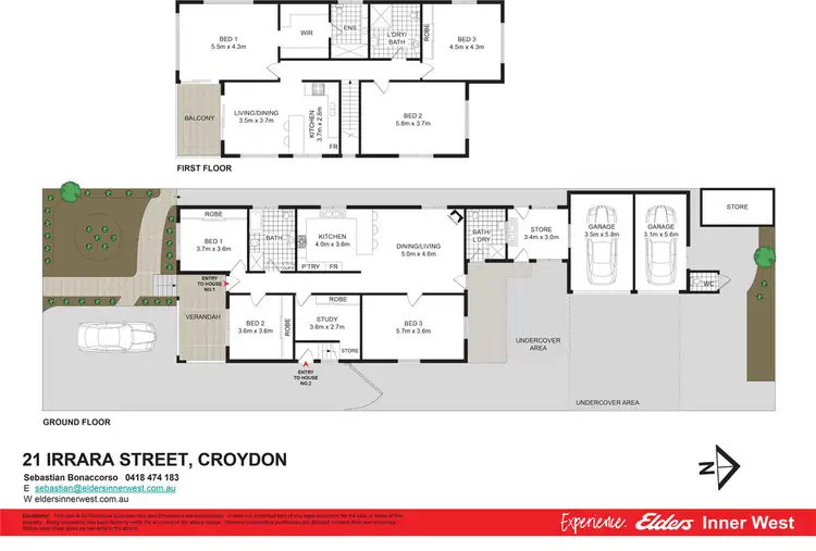 Floorplan of Homely house listing, 21 Irrara Street, Croydon NSW 2132