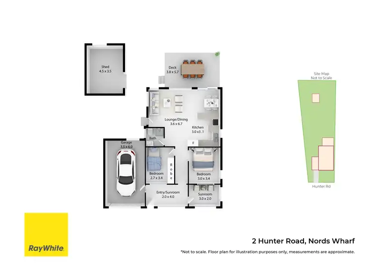 Floorplan of Homely house listing, 2 Hunter Road, Nords Wharf NSW 2281