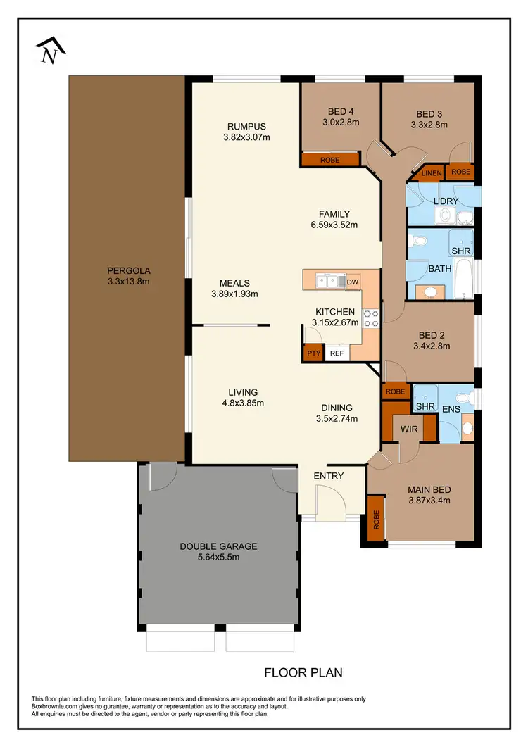 Floorplan of Homely house listing, 18 Bennison Road, Hinchinbrook NSW 2168