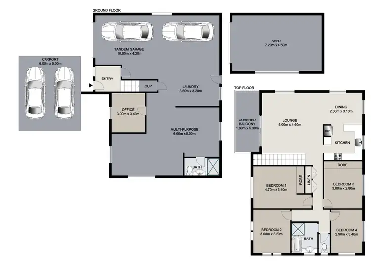 Floorplan of Homely house listing, 413 St Vincents Road, Nudgee QLD 4014