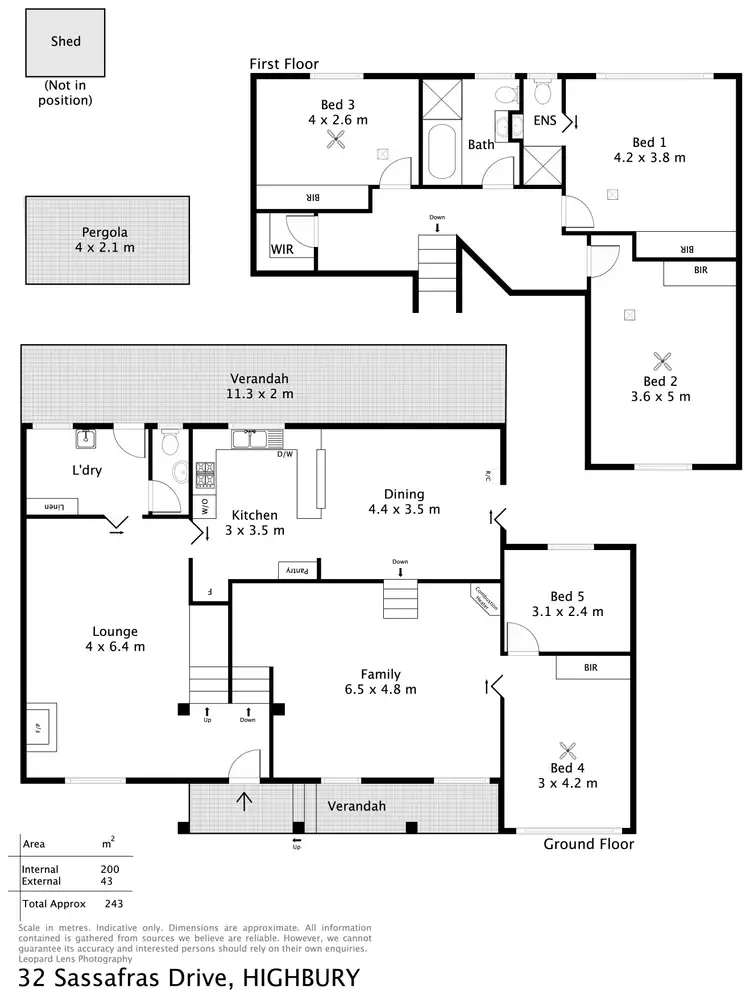 Floorplan of Homely house listing, 32 Sassafras Drive, Highbury SA 5089