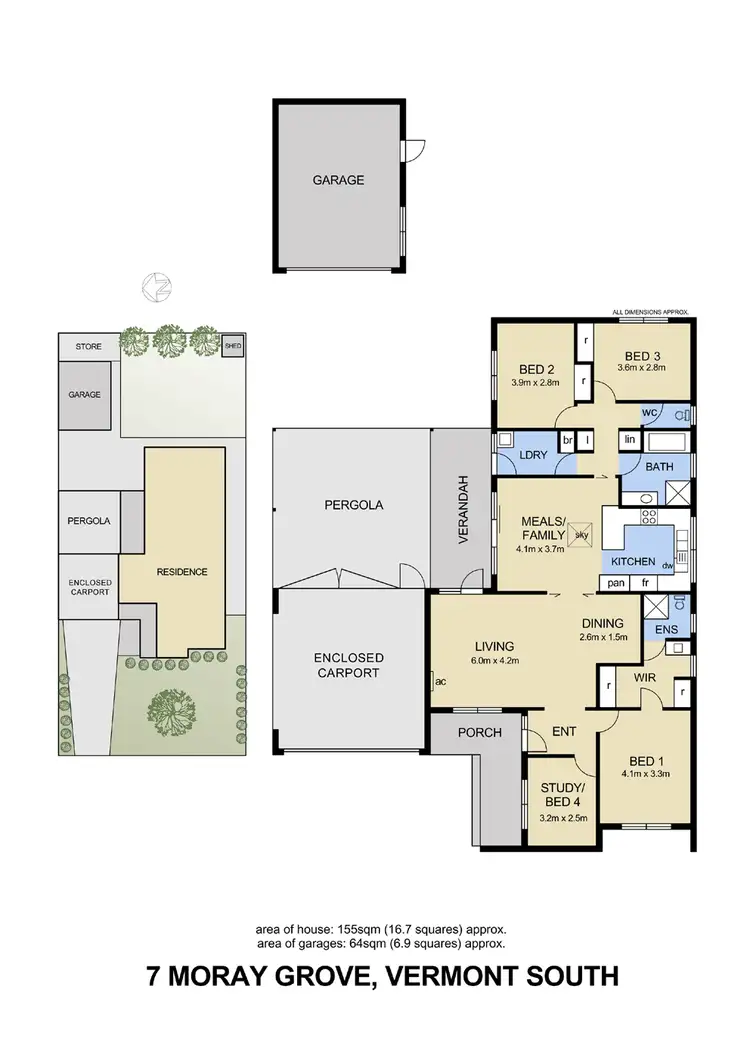 Floorplan of Homely house listing, 7 Moray Grove, Vermont South VIC 3133