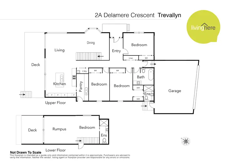 Floorplan of Homely house listing, 2a Delamere Crescent, Trevallyn TAS 7250