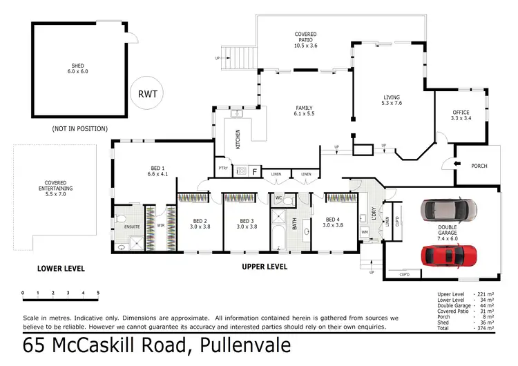 Floorplan of Homely house listing, 65 McCaskill Road, Pullenvale QLD 4069