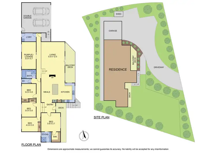 Floorplan of Homely house listing, 3 Hilton Grove, Belgrave VIC 3160