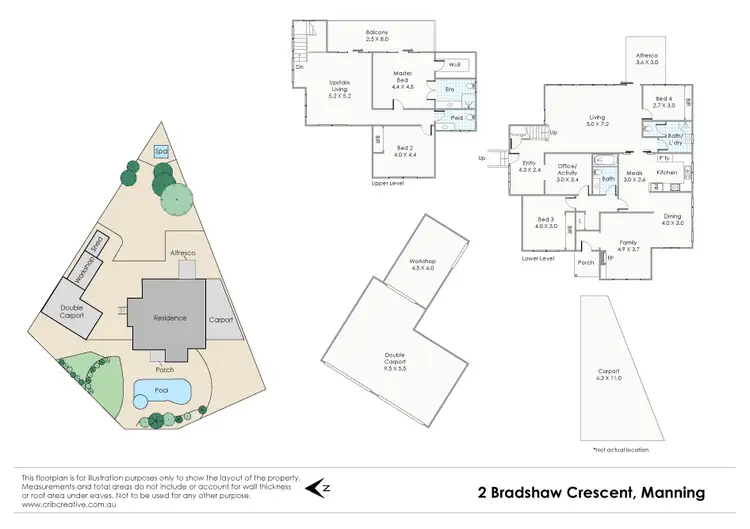 Floorplan of Homely house listing, 2 Bradshaw Crescent, Manning WA 6152