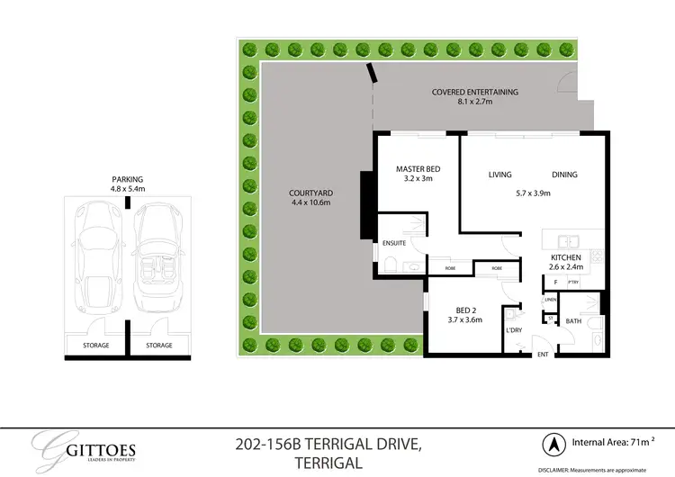 Floorplan of Homely unit listing, 202/156B Terrigal Drive, Terrigal NSW 2260
