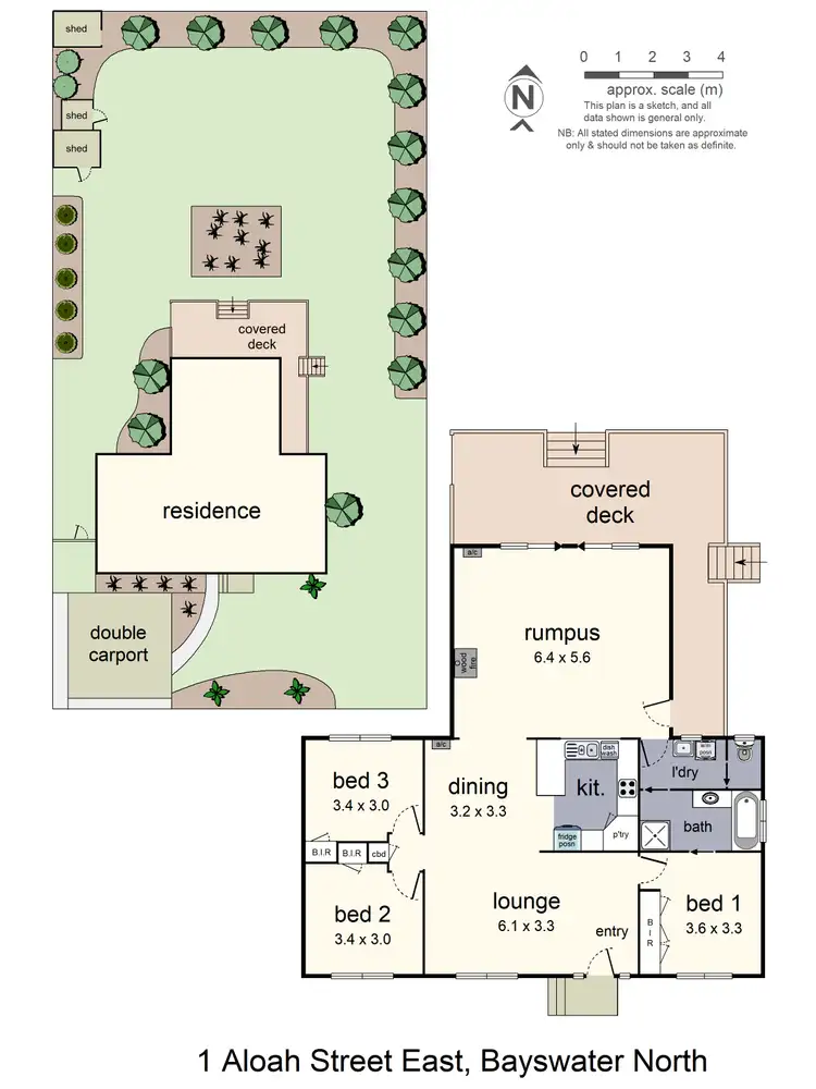 Floorplan of Homely house listing, 1 Aloah Street East, Bayswater North VIC 3153