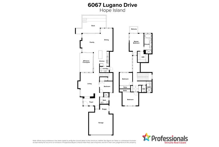 Floorplan of Homely house listing, 6067 Lugano Drive, Hope Island QLD 4212