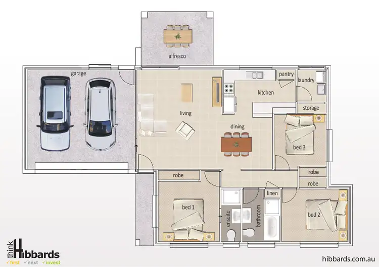 Floorplan of Homely villa listing, 28/76 Blackbutt Drive, Wauchope NSW 2446