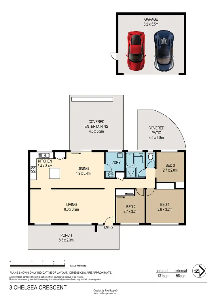 Floorplan of Homely house listing, 3 Chelsea Crescent, Alexandra Hills QLD 4161