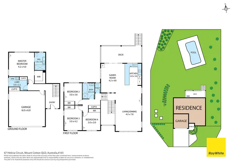 Floorplan of Homely house listing, 67 Helicia Circuit, Mount Cotton QLD 4165