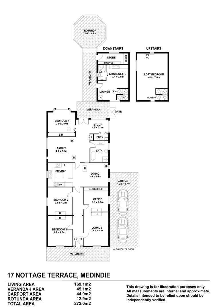 Floorplan of Homely house listing, 17 Nottage Terrace, Medindie SA 5081