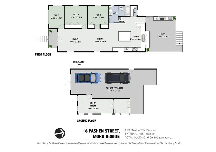Floorplan of Homely house listing, 18 Pashen Street, Morningside QLD 4170