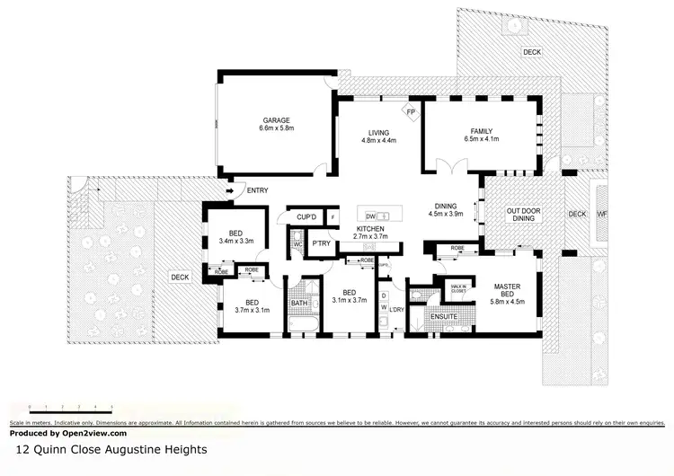 Floorplan of Homely house listing, 12 Quinn Close, Augustine Heights QLD 4300