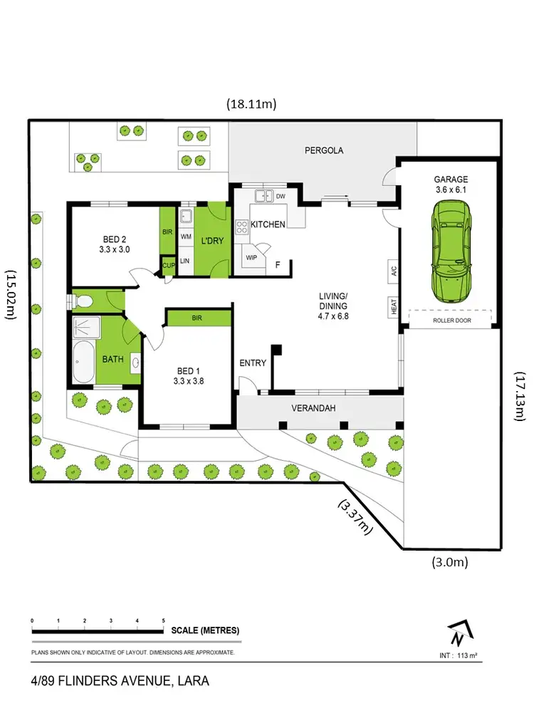 Floorplan of Homely house listing, 4/89 Flinders Ave, Lara VIC 3212