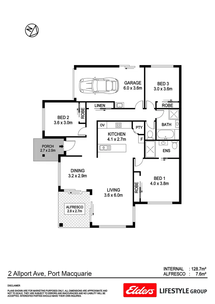 Floorplan of Homely house listing, 2 Allport Avenue, Thrumster NSW 2444