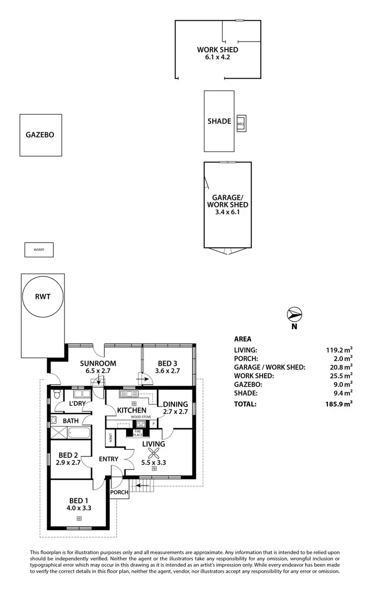 Floorplan of Homely house listing, 14 FRICK STREET, Lobethal SA 5241