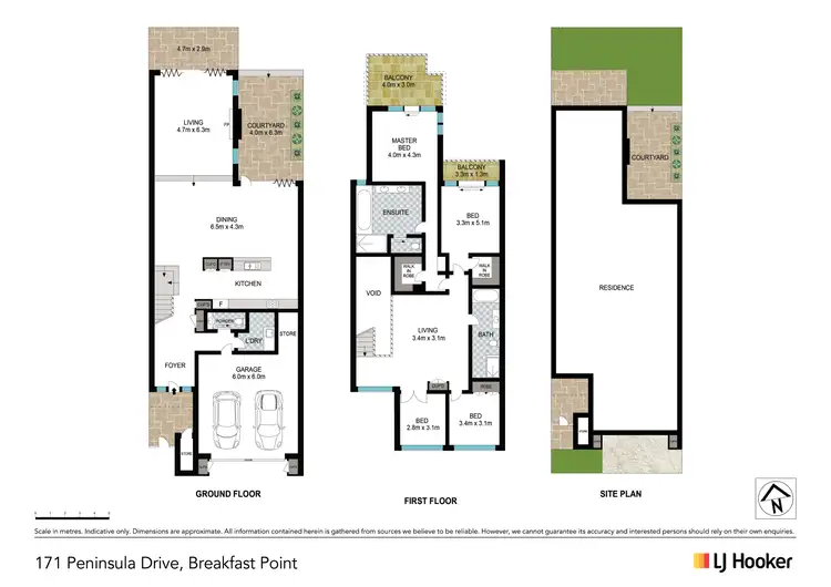 Floorplan of Homely house listing, 171 Peninsula Drive, Breakfast Point NSW 2137