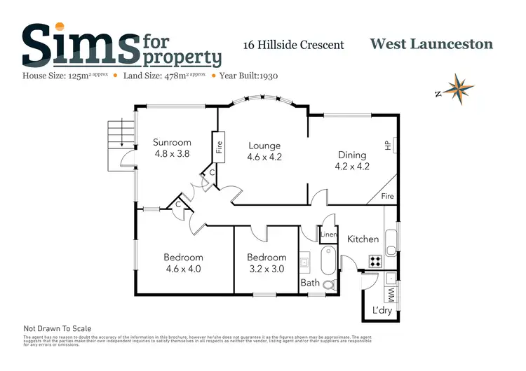Floorplan of Homely house listing, 16 Hillside Crescent, West Launceston TAS 7250