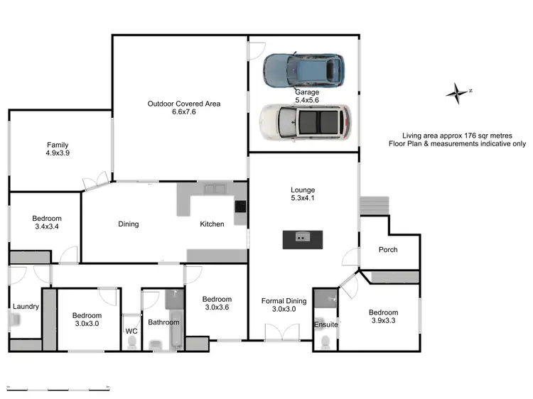 Floorplan of Homely house listing, 1 Lukin Place, Orange NSW 2800
