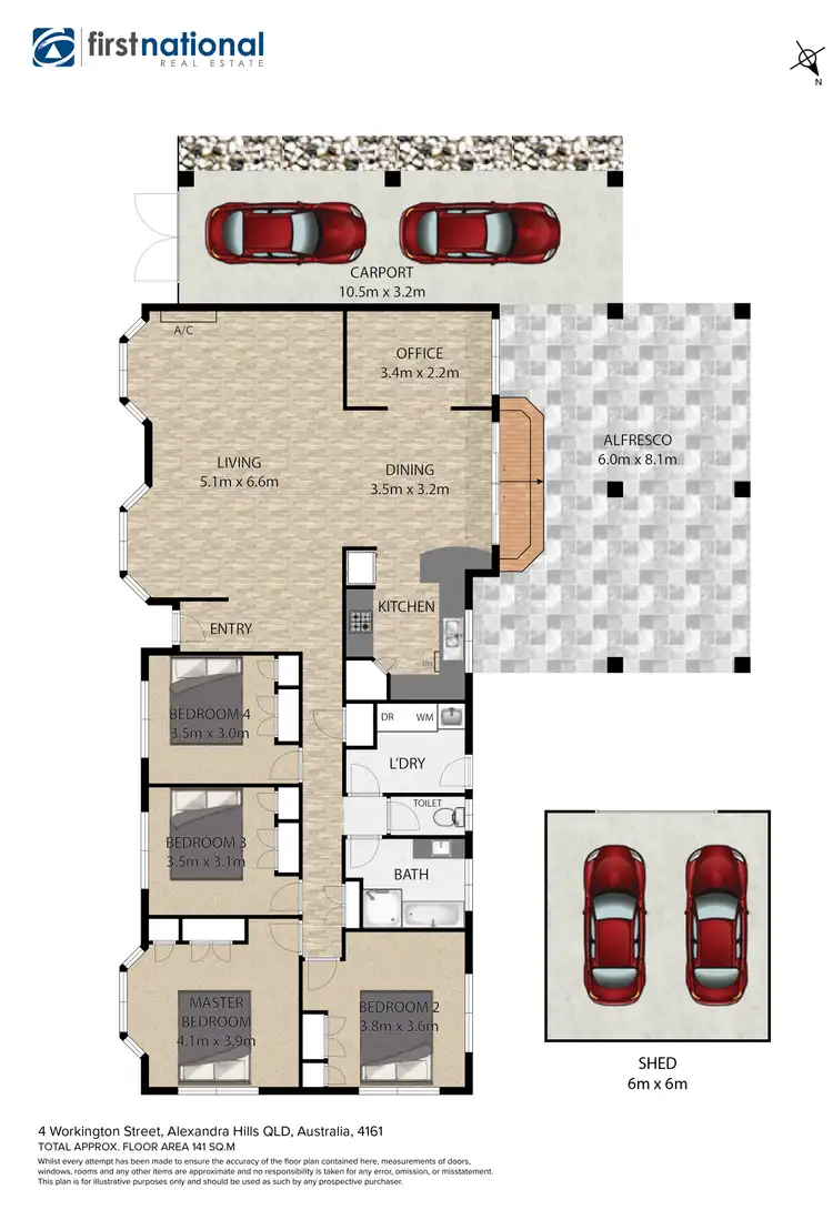Floorplan of Homely house listing, 4 Workington Street, Alexandra Hills QLD 4161