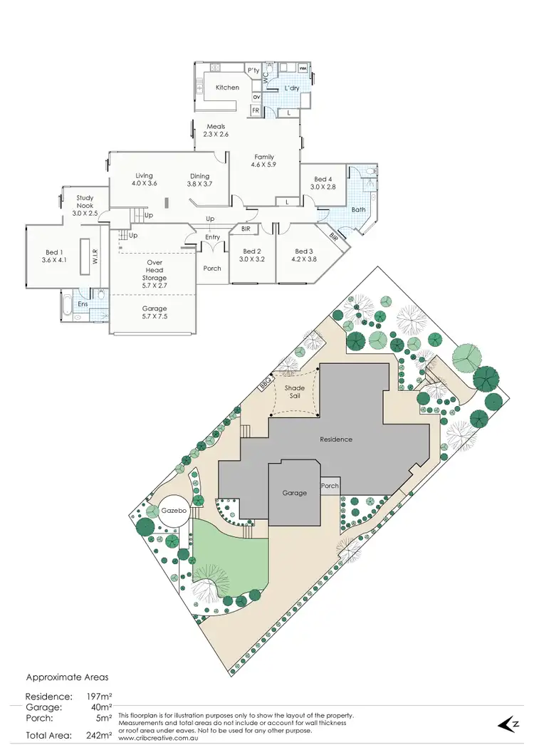 Floorplan of Homely house listing, 16 Wilsmore Street, Daglish WA 6008