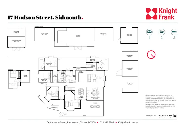 Floorplan of Homely house listing, 17 Hudson Street, Sidmouth TAS 7270