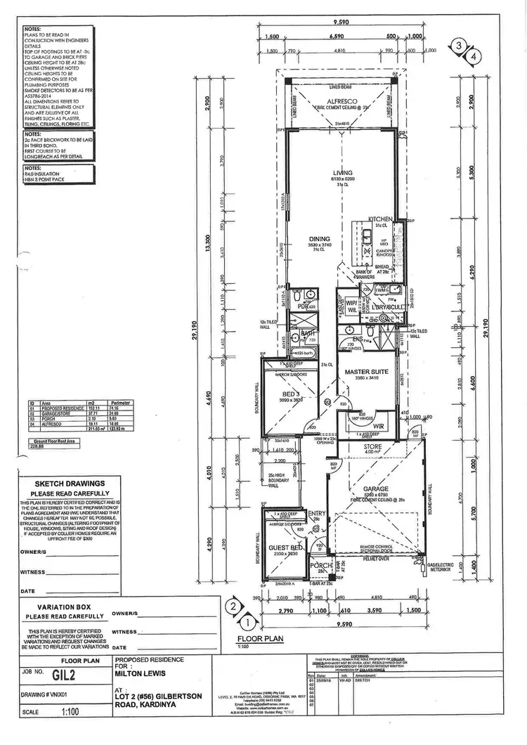 Floorplan of Homely house listing, 56B Gilbertson Road, Kardinya WA 6163